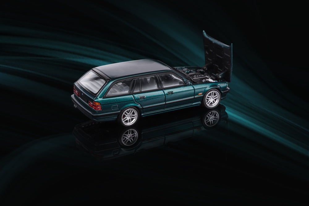 Mortal 1:64 M5 E34 TOURING Wagon Openable Hood Diecast Toys Car Models Hobby Collection Gifts