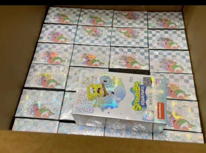spongebob booster box 2023 SpongeBob SquarePants KAYOU Licensed Sealed collection cards booster Box
