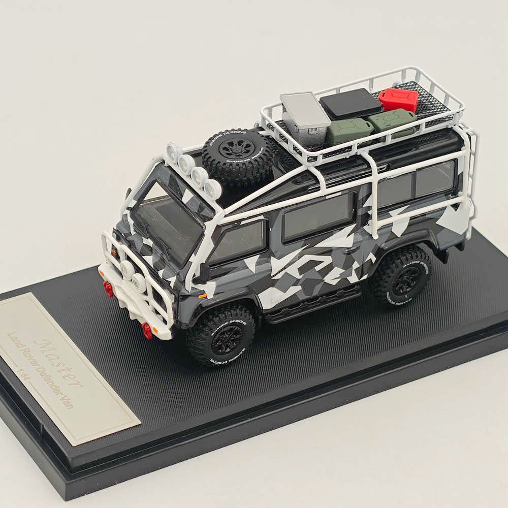 Master 1:64 Land Rover Defender Van Diecast Jouets Modèles de Voitures Miniatures Hobby Cadeaux à Collectionner Moon Eye