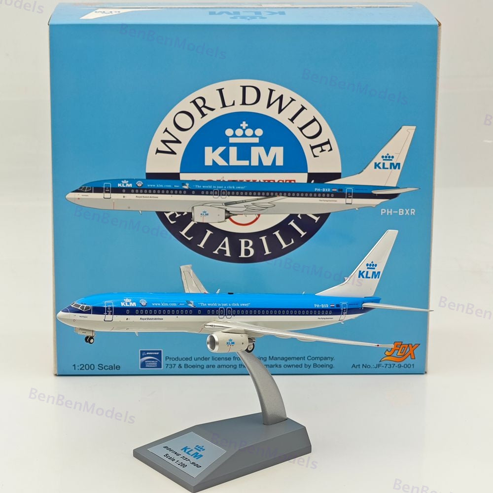 KLM Royal Dutch Airlines Boeing 737-900 / PH-BXR / JF-737-9-001/ 1:200 /Aircraft