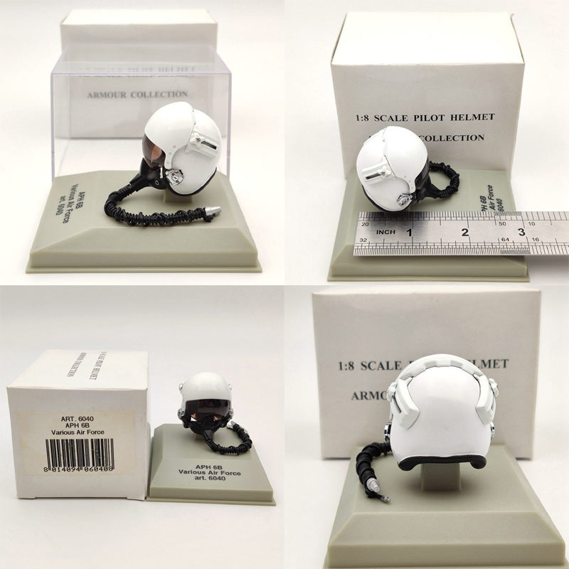 1/8 CDC Armour/Franklin Mint Pilot Helmet HGU 26P/33P/55P/MK 10/Gueneau 316/APH 6B Diecast Model Collection Used