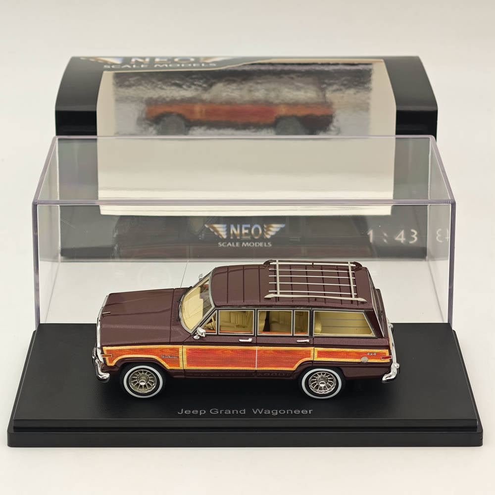 NEO 1/43 Jeep Grand Wagoneer Red Resin Models Car Limited Colllection