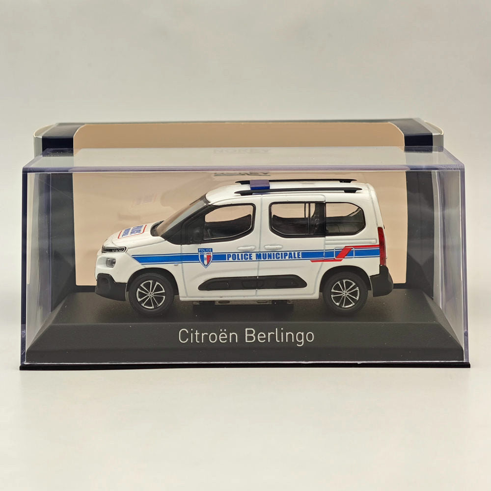 Norev 1/43 Berlingo Police Municipale Diecast Model Car Collection White