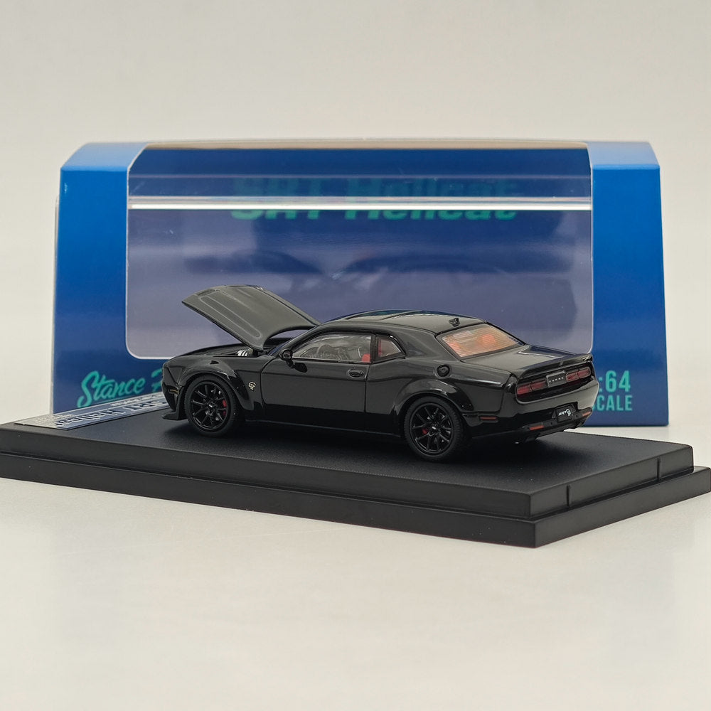 1:64 SH Dodge SRT Hellcat Muscle Sports Diecast Models Car Collection Black