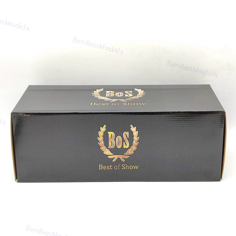 1:18 BOS Cadillac Fleetwood Series 75 Limousine 1967 Blue BOS393 Resin Model Car