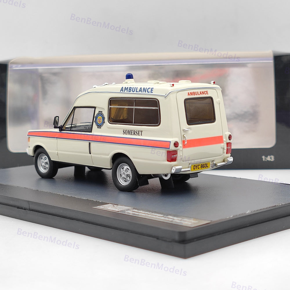 1/43 MATRIX-MODELS Herbert Lomas Range Rover Somerset Ambulance Service Beige