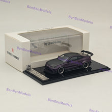 1/64 STREET WARRIOR SW BMW M4 Purple Diecast Models Car Limited Collection