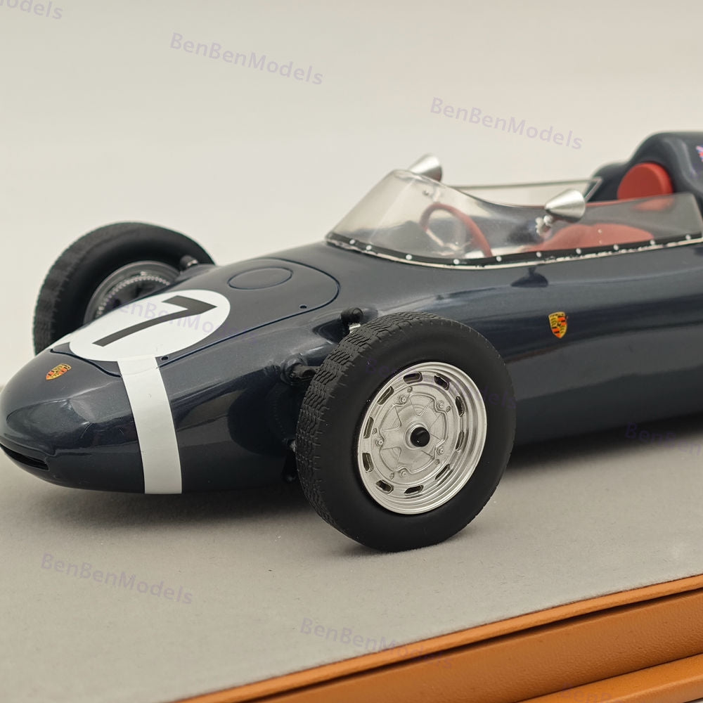 1/18 Tecnomodel Porsche 718 F2 1960 Winner Team Rob Walker XV B.A.R.C #7 Aintree