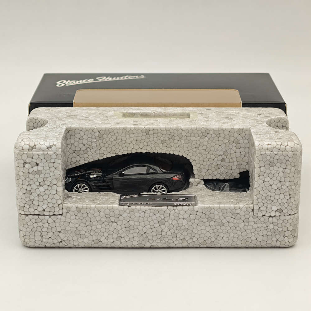 Modèle réduit de voiture moulé sous pression Mercedes Benz McLaren SLR Black LEGEND SERIES VHTF 1/64 Stance Hunters