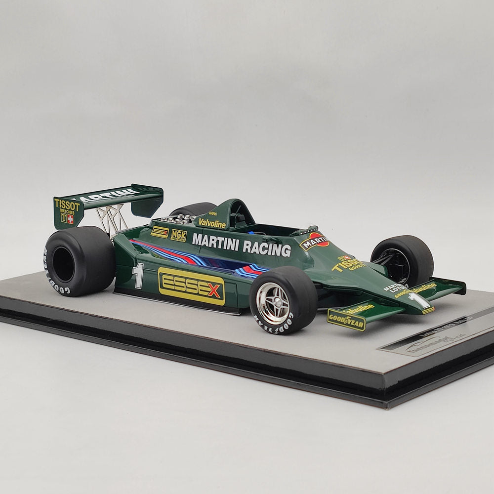 1/18 Tecno Mythos Series Lotus 79 1979 ltaly GP Car #1 TM18-287A Resin Model Car