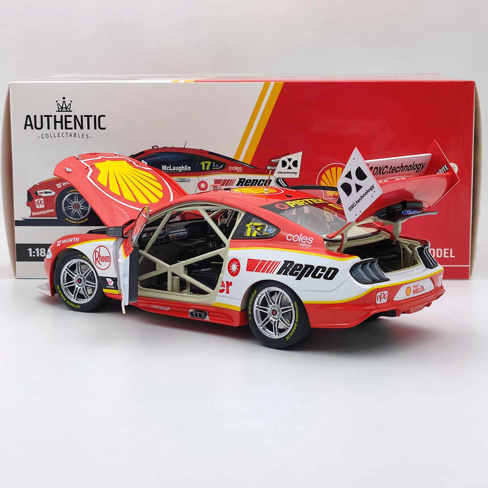 1/18 Authentic SHELL V-POWER RACING #17 FORD MUSTANG GT 2020 SCOTT MCLAUGHLIN'S TOYS CAR GIFT