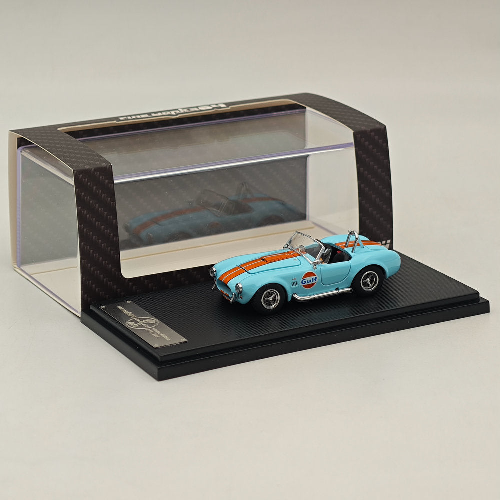 Fine works 1/64 Ford Shelby Cobra 427 Gulf Power Cap Alloy Diecast Models Car