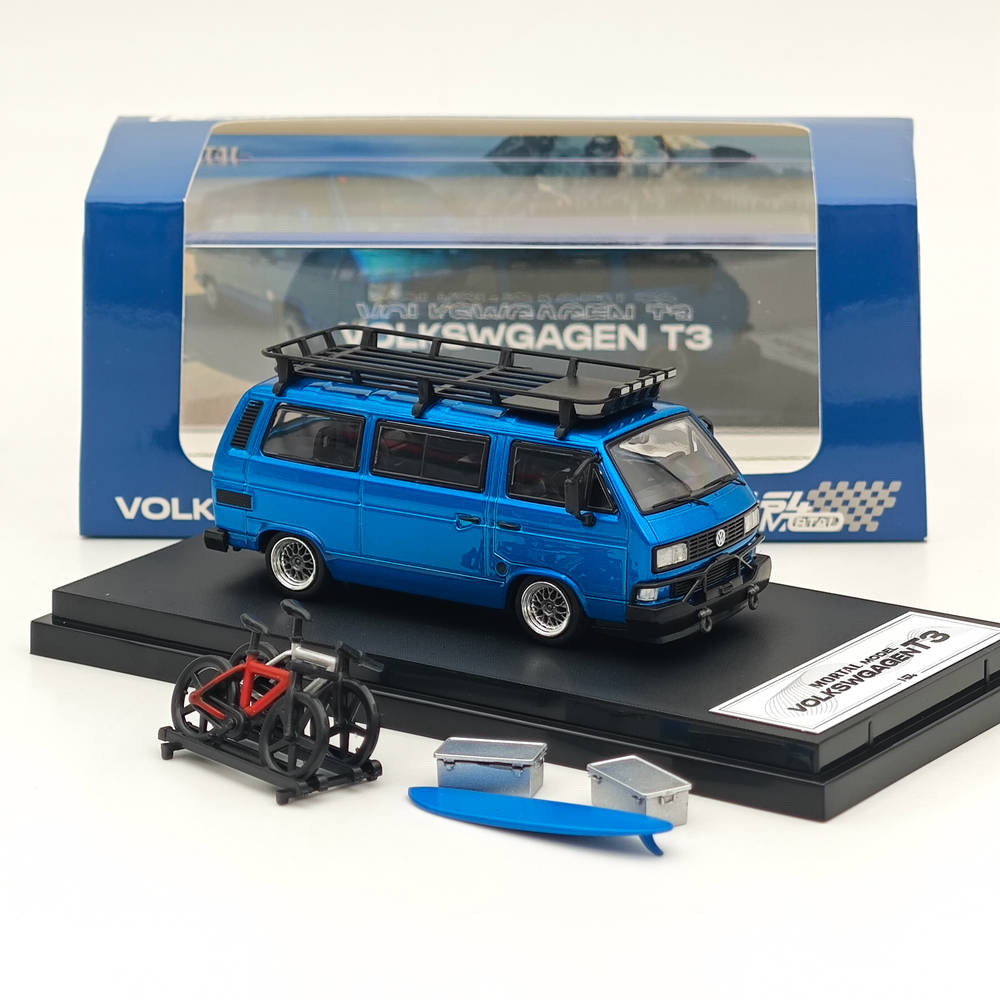 Mortal 1:64 Volkswagen VW T3 Van Collection Diecast Toys Car Models Miniature Hobby Gifts