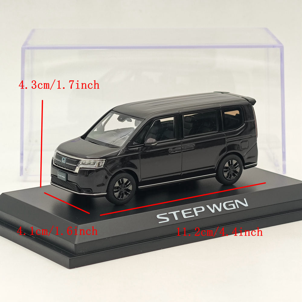 Hobby Japan 1/43 STEP WGN e:HEV SPADA Twilight Mist Black (P) HJ432004P Diecast Model Car Limited Collection