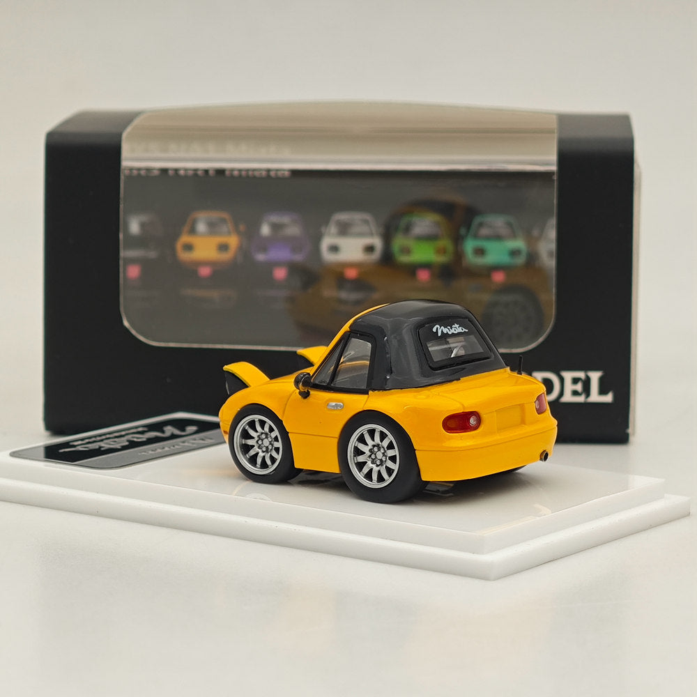 MJ 1:64 Miniature Mazda mx5 Q miata na Resin Car Models Toys Hobby Collection Gifts Limited Edition