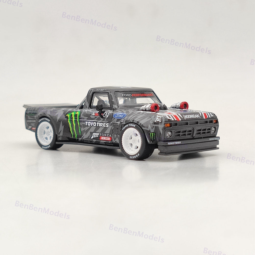 1:64 SW Ford Hoonitruck Ken block 1977 F-150 Pick Up Diecast Model Car Limited