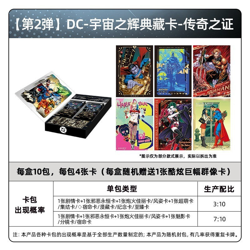 KaYou Marvel DC The Radiance Of The Universe Anime Collection Trading Card Box