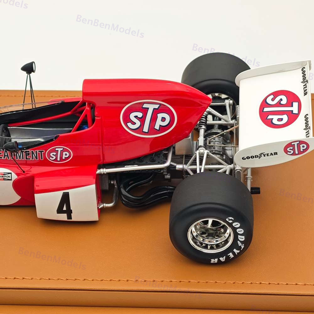 Tecno 1/18 March 721X 1972 Monaco GP Driver Niki Lauda #4 TM18-288D Ltd 100 Pcs