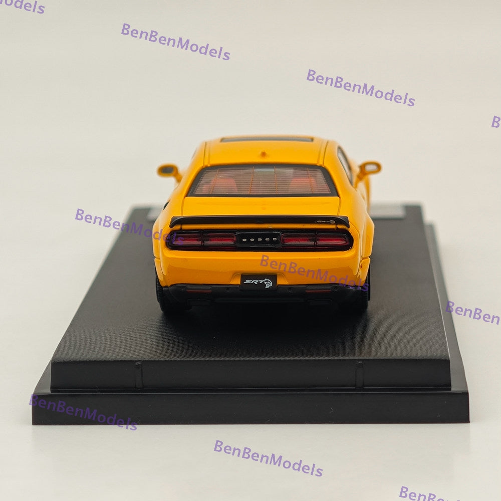 1:64 SH Dodge SRT Hellcat Muscle Sports Yellow Diecast Model Car Limited