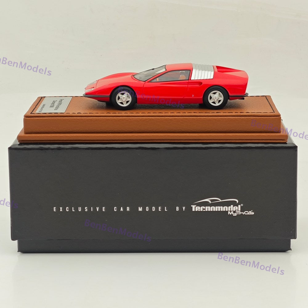 1/43 Tecnomodel P6 Pininfarina Concept 1968 Red Resin Car Collectible