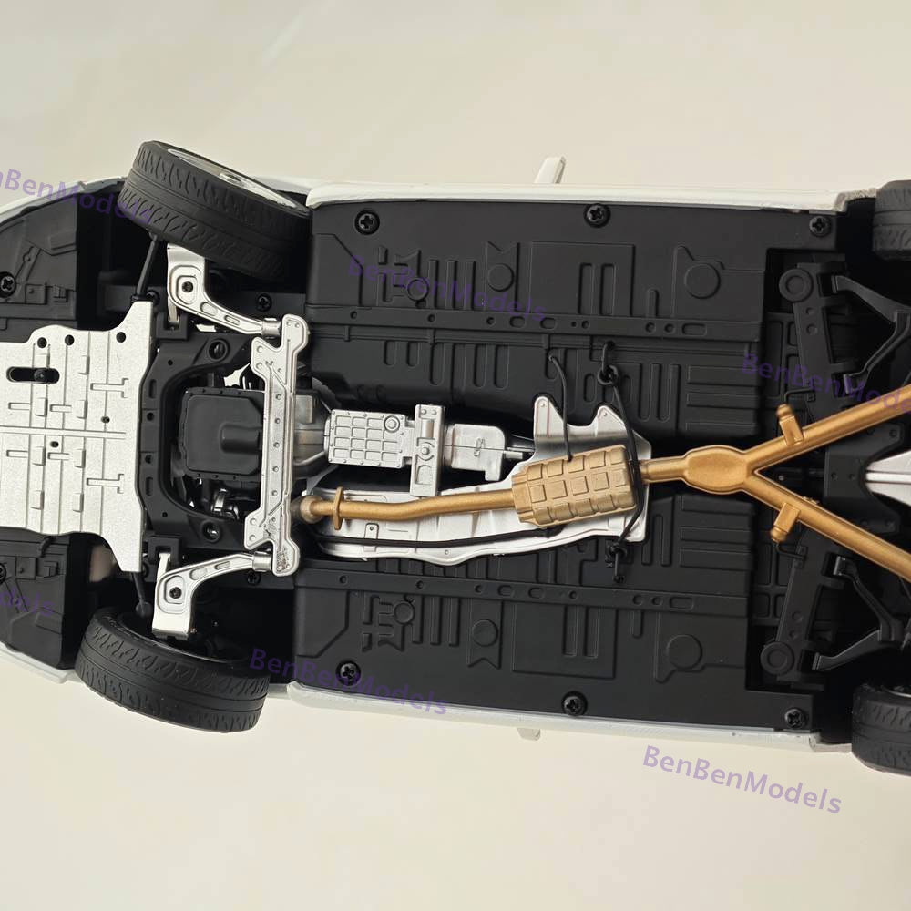 1/18 TopArt MODEL MAZDA RX7 FC3S 1989 White Diecast Model Toy Car Gifts