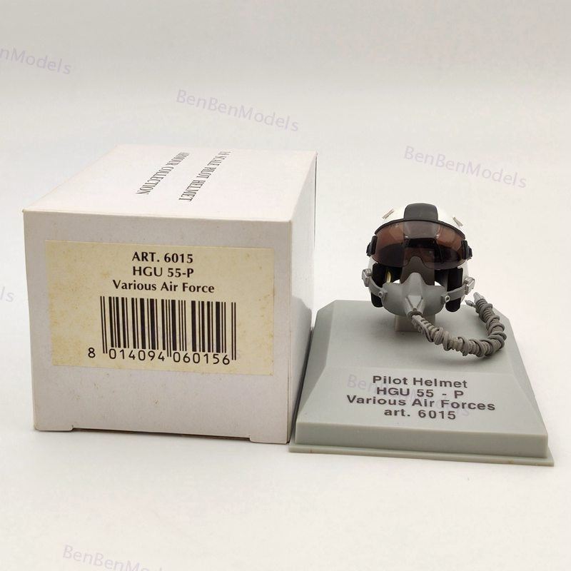 1:8 Scale CDC Armour Pilot Helmet HGU 55P Various Air Force #6015 Diecast Model