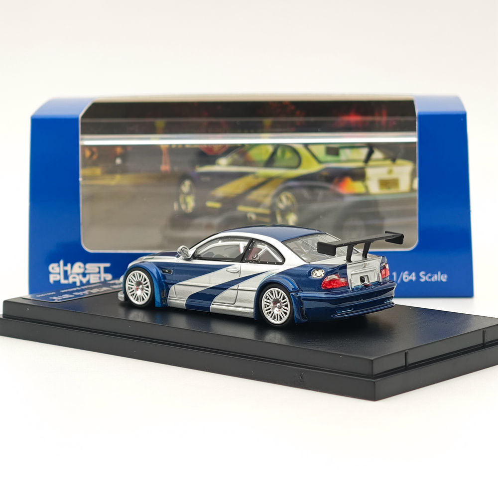 1/64 Ghost Player BMW M3 E46 GTR by DCM Diecast Model Car Limited Collection
