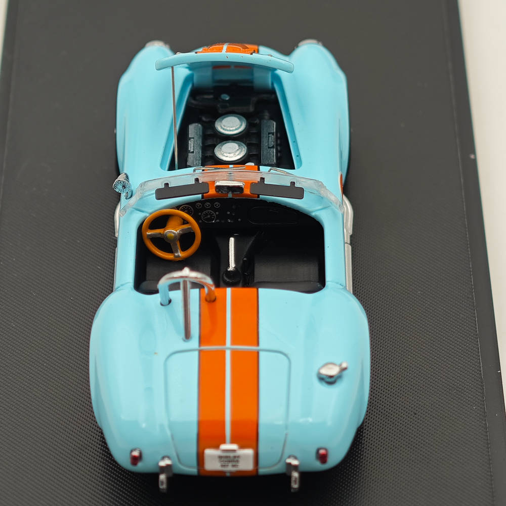 Fine works 1/64 Shelby Cobra 427 Gulf Power Cap Alloy Diecast Models Car