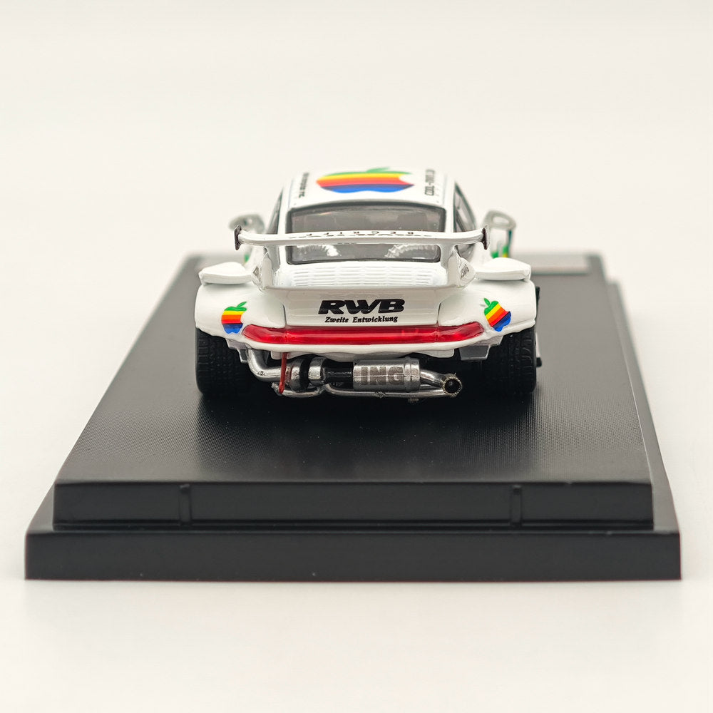 1:64 SW White 911 RWB 993 Apple #89 Racing Sports Model Diecast Metal Car In Stock - US