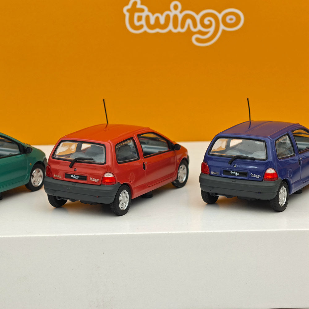 1/43 Norev Renault Twingo 4 pièces Coffret cadeau Modèles moulés sous pression Collection de voitures 1993