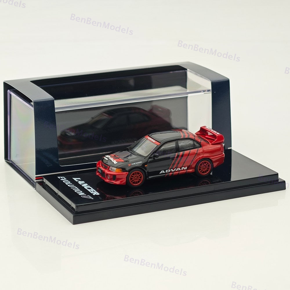 Hobby Japan 1/64 Mitsubishi Lancer GSR Evolution 1998 YOKOHAMA ADVAN HJ642032AV