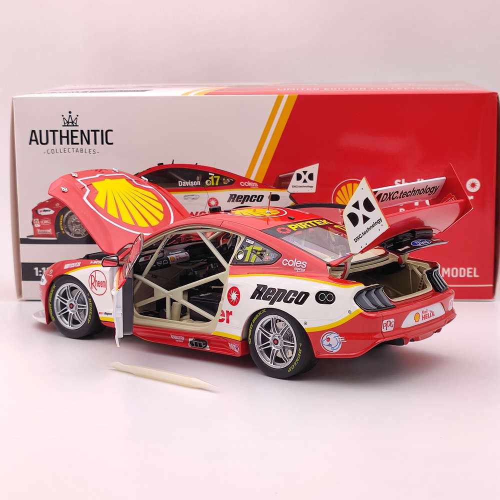 1/18 Authentique SHELL V-POWER RACING TEAM #17 FORD MUSTANG GT 2021 JOUETS DE VOITURE CADEAU DE WILL DAVISON
