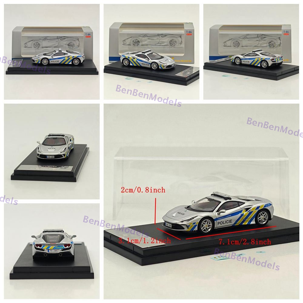 1/64 Hone Model F8 Tributo Supercar Diecast Model Car Limited Collectible Hobby
