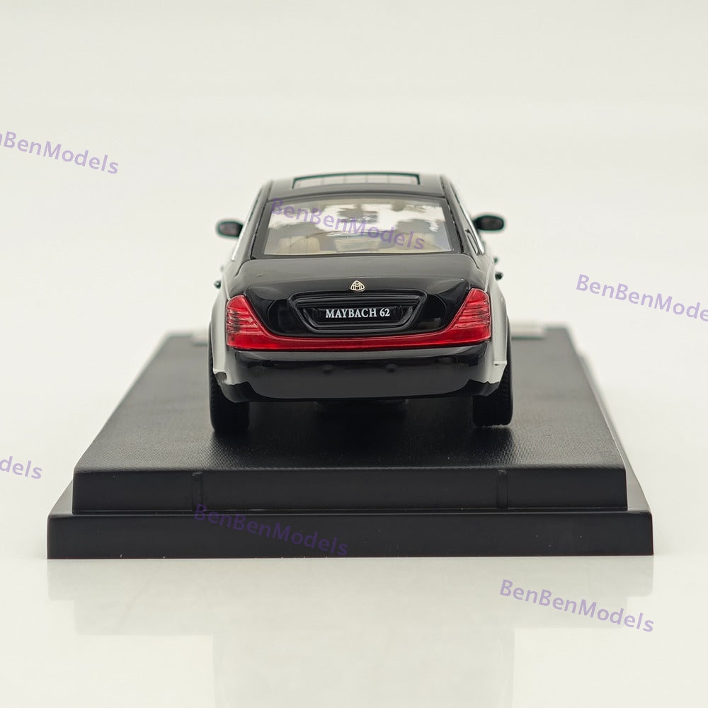 1/64 SH Mercedes Benz Maybach 62 Black Diecast Model Car Limited Collection