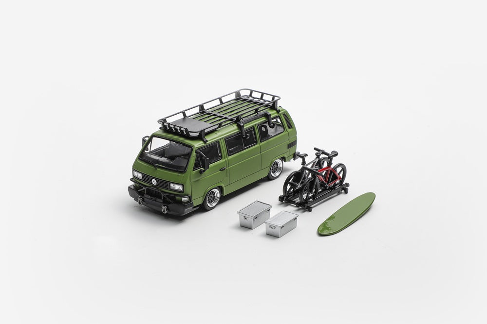 Prévente Mortal 1:64 Volkswagen VW T3 Van Collection Jouets moulés sous pression Modèles de voitures Miniatures Loisirs Cadeaux