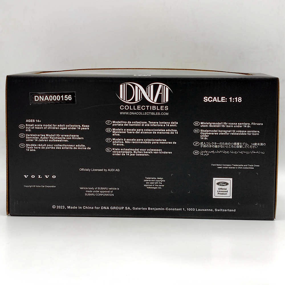 Objets de collection DNA 1/18 Volvo 164 E 1972 DNA000156 Modèle de voiture en résine Limited Gold Toys Gift