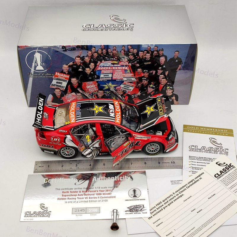 1:18Classic HRT Bathurst winner 2011 Holden VE Commodore Nick Percat & Garth #2