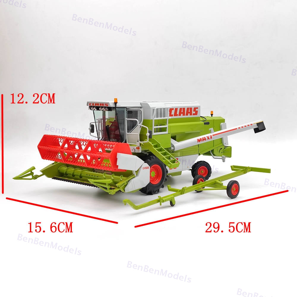 Replicas 1/32 CLAAS 88 MAXI DOMINATOR COMBINE HARVESTER & HEADER TRAILER REP170
