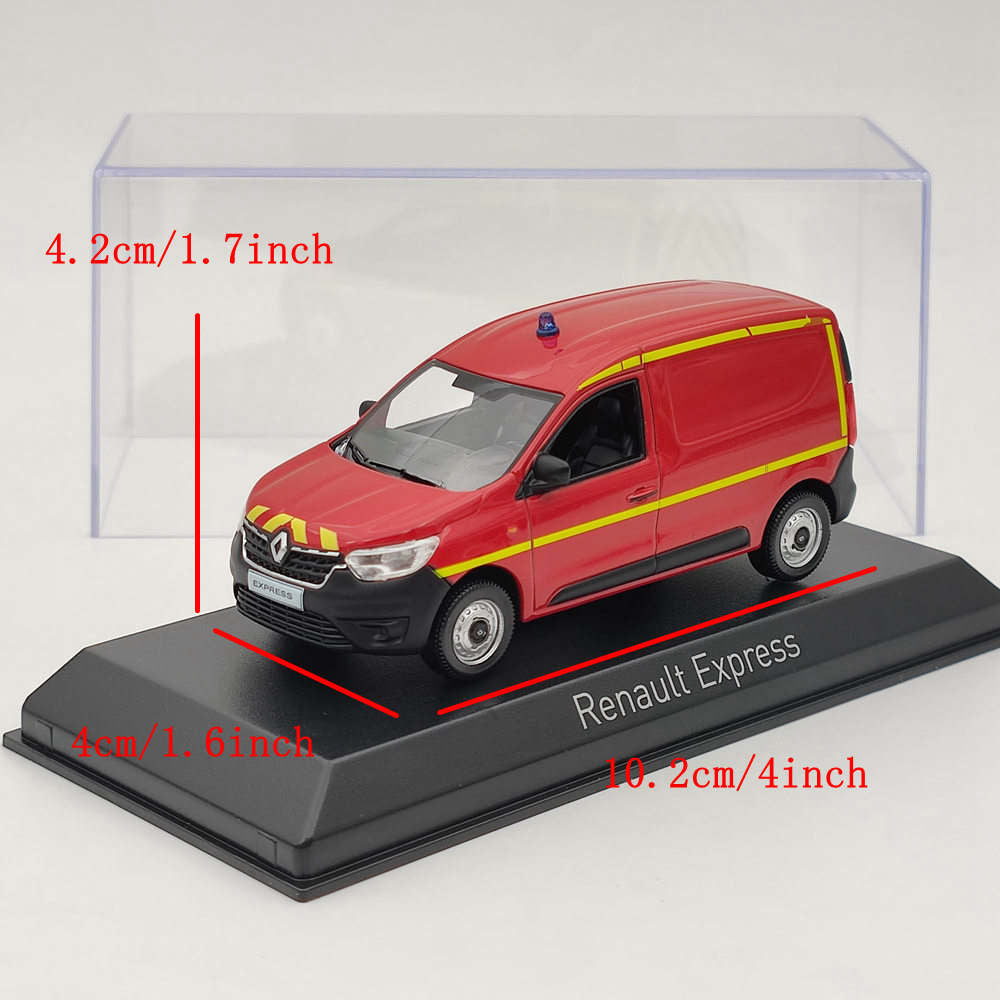 1/43 Norev Renault Express VAN SAPEURS POMPIERS 2021 Red Diecast Models Car Gift