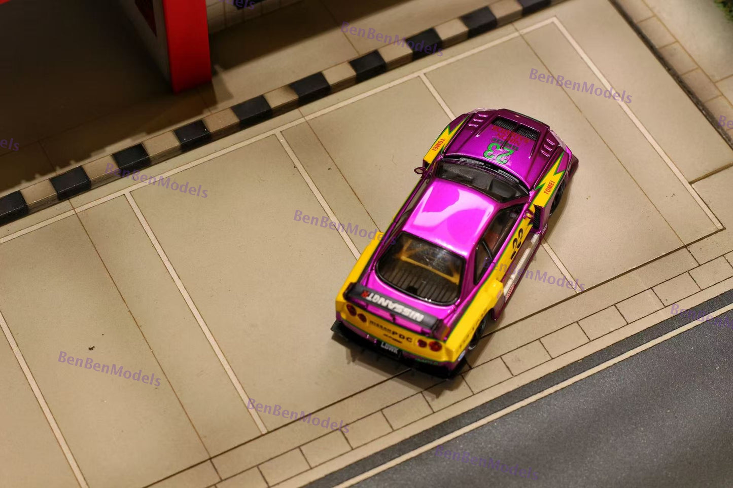 Pre-sale 1:64 SW LBWK ER34 #23 Chromed Purple Special Edition Diecast Limited
