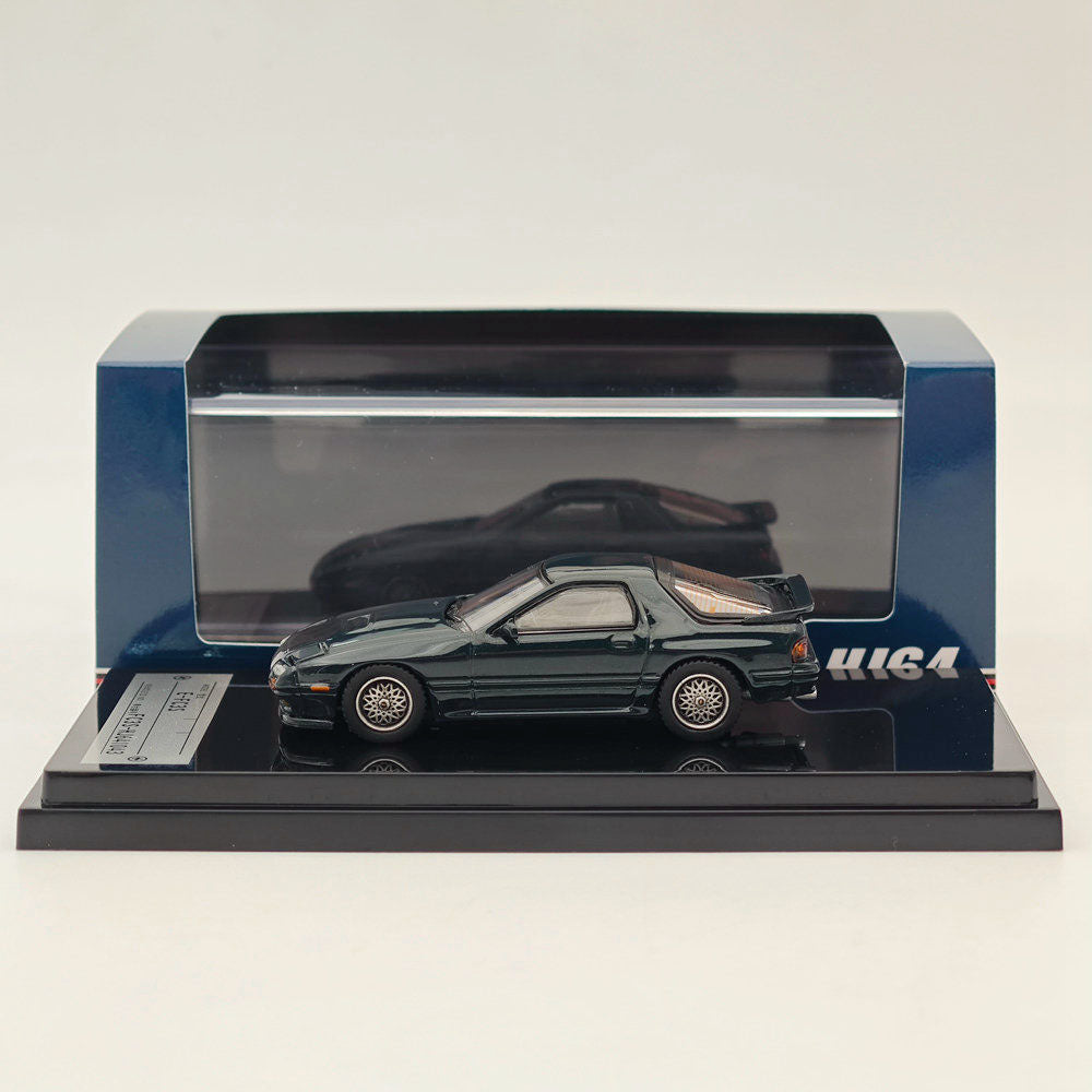Hobby Japan 1:64 Mazda RX-7 (FC3S) Winning Limited Shade Green HJ641043WGR Modèles moulés sous pression Collection de voitures