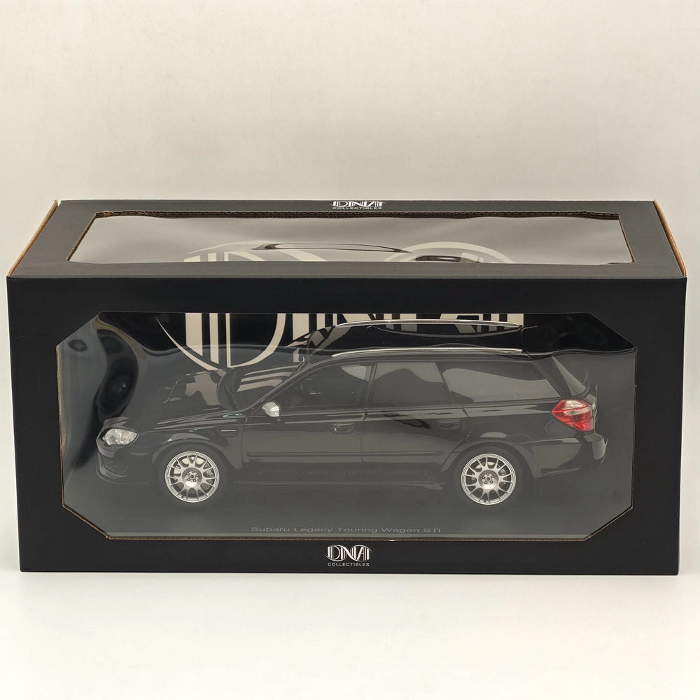 1/18 DNA Collectibles Subaru Legacy Touring Wagon STI S402 Black Resin Model Car Collection Auto Toys Gift