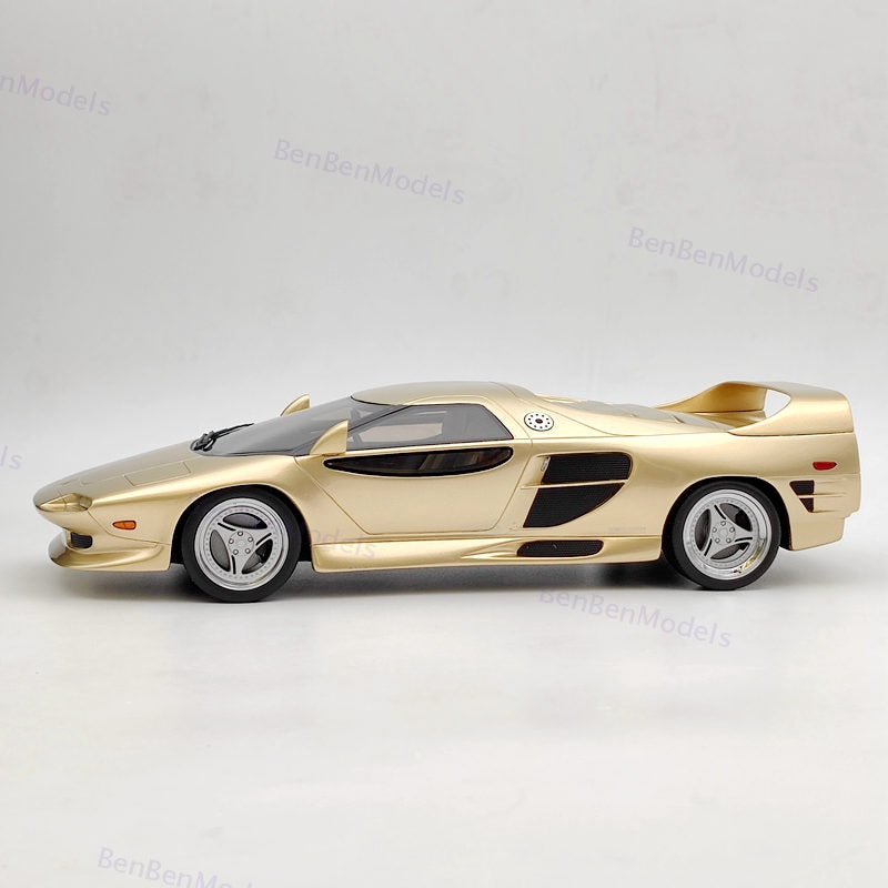 1:18 BOS Vector M12 Gold 1995 BOS376 Resin Model Car Limited Collection