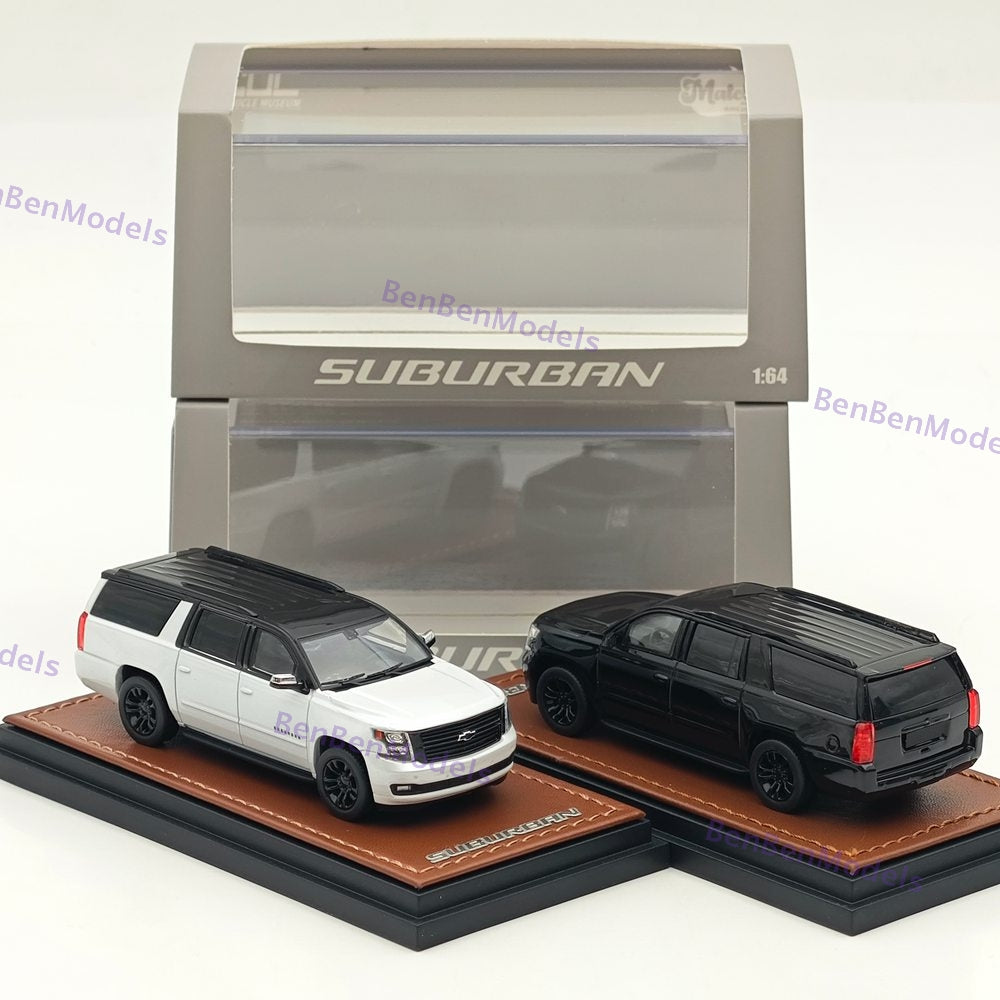 GOC 1/64 CVPI & Suburban 4台セット GOC 1/64 Chevrolet Suburban - Blue – 20KM Diecast