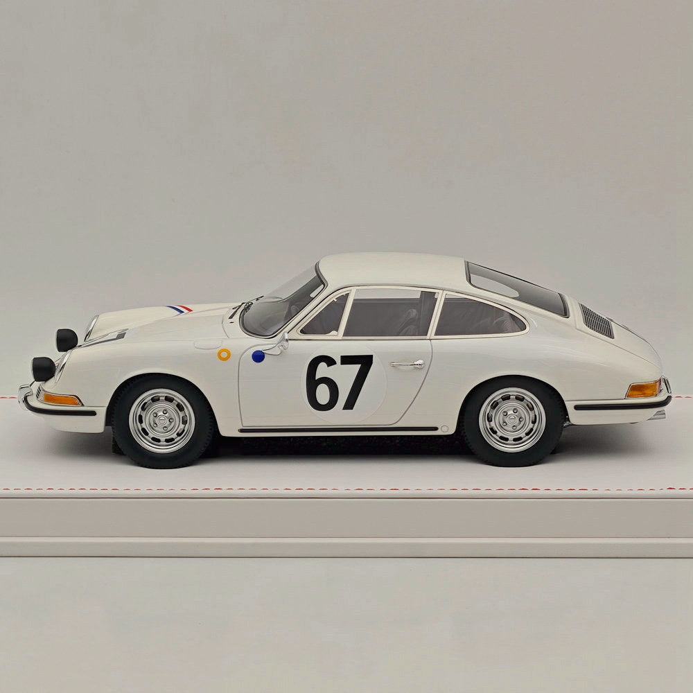 Ivy Merit 1/18 Porsche 911s 1967 Le Mans Blanc 67# Résine de collection de haute qualité