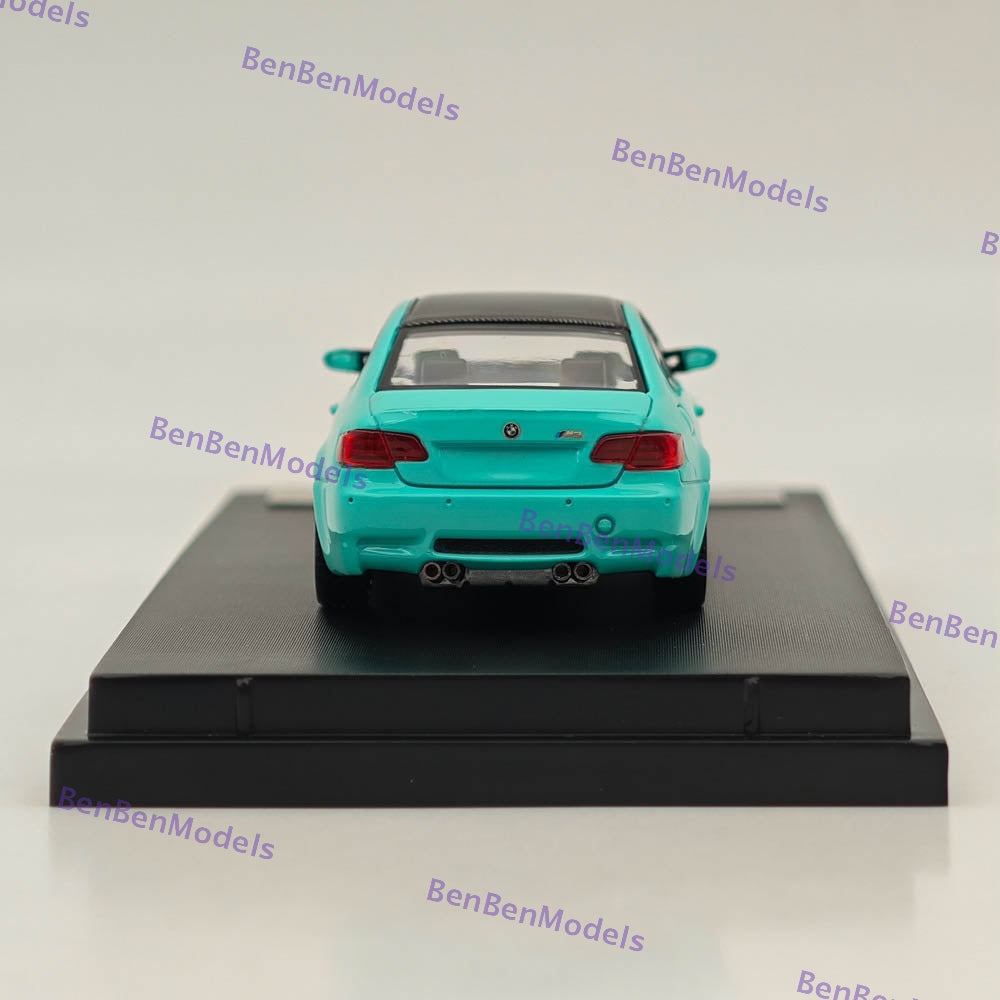Modèle réduit BMW M3 E92 Coupé Verte, échelle 1/64, moulé sous pression, jouet de collection