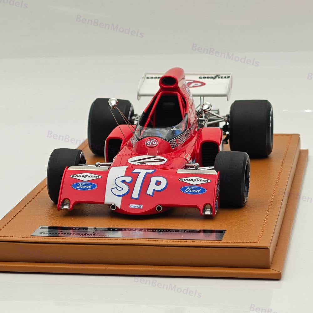 Tecno 1/18 March 721X 1972 Belgium GP Driver Niki Lauda #12 TM18-288B Ltd 125 Pc