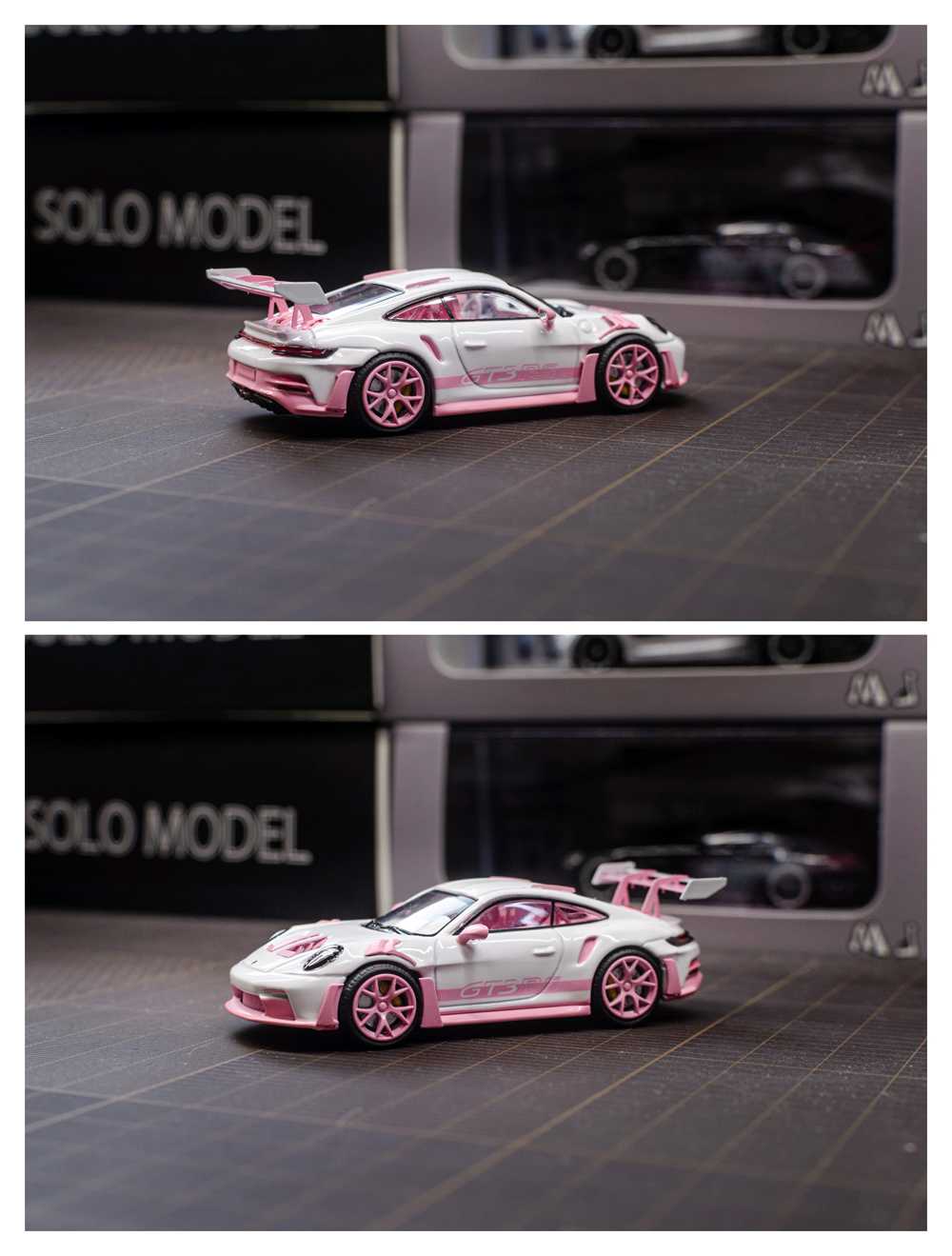 Porsche 911 GT3 RS miniature moulée sous pression à l'échelle 1/64, modèle de voiture de collection, cadeaux, édition limitée, prévente