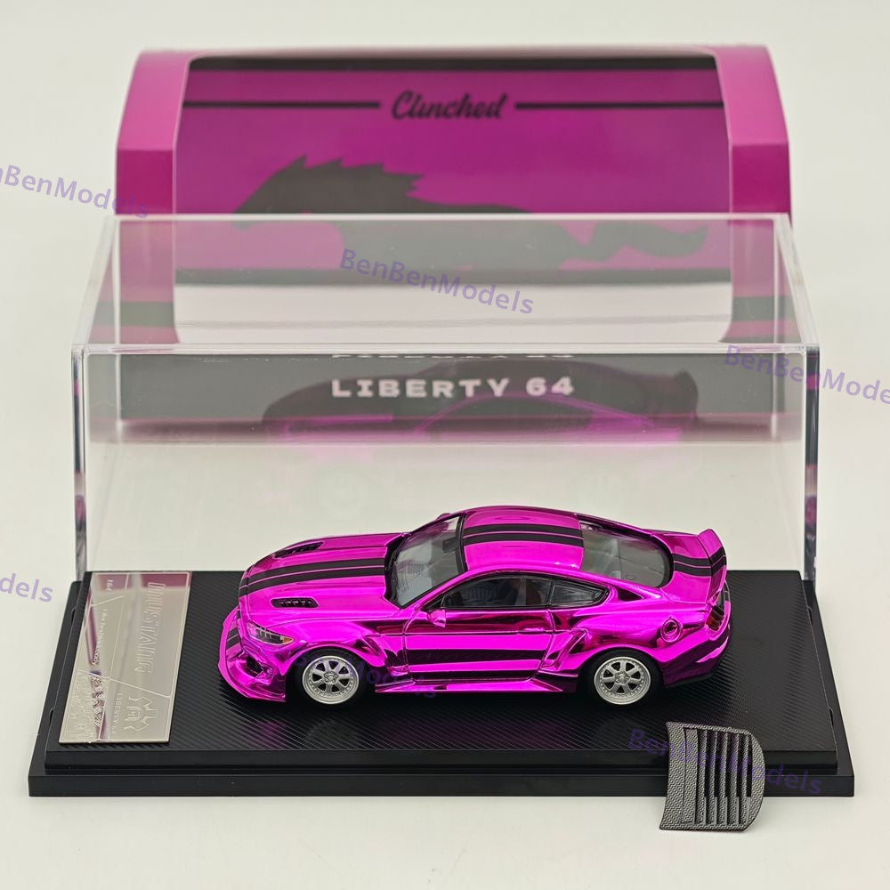 1:64 Liberty Mustang Gen.6 Clinched Widebody Muscle Sports Diecast Metal
