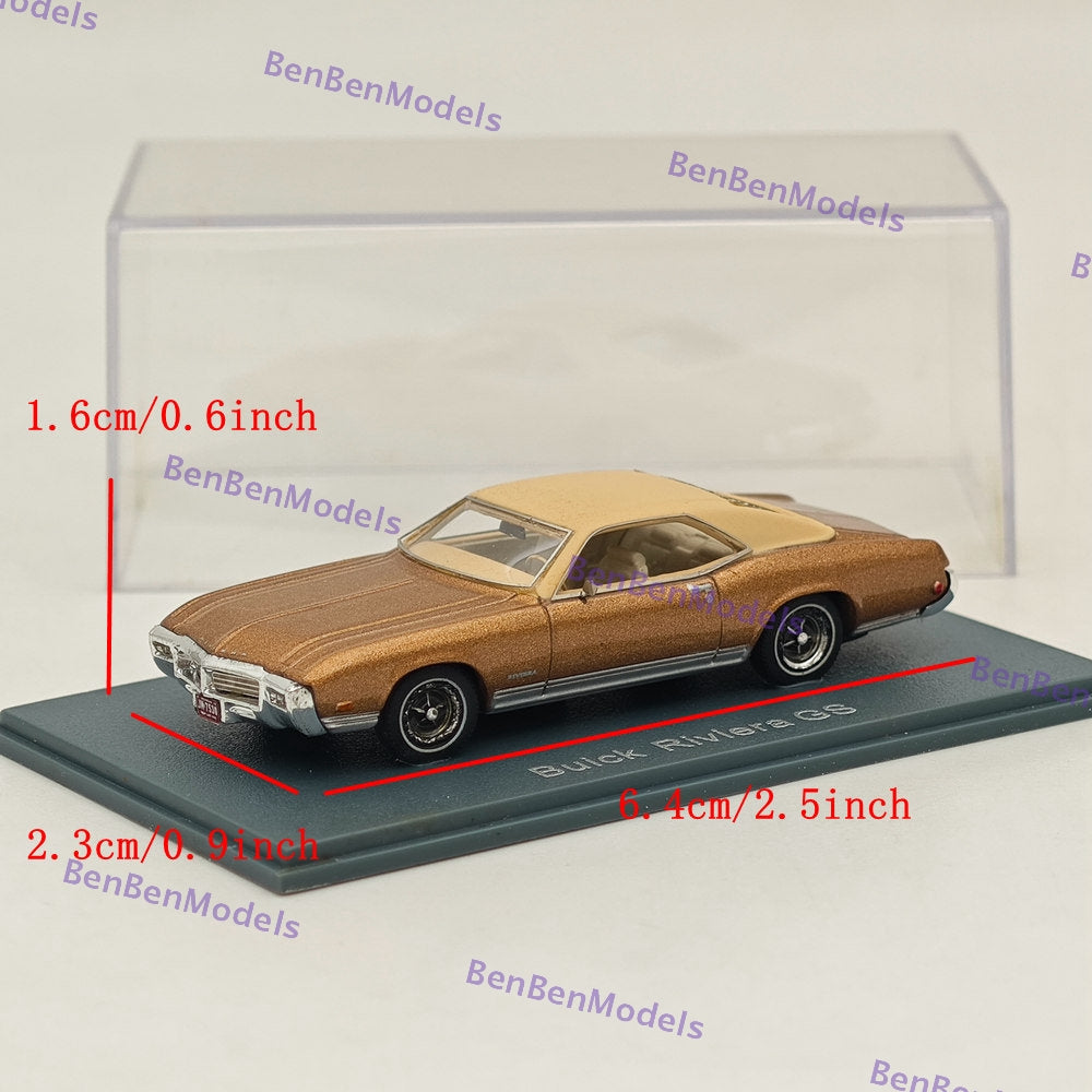 1/87 NEO SCALE MODELS Buick Riviera GS Resin Car Limited Collection Gold